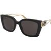 Christian Dior 30Montaigne S13I 12A0 | Occhiali da Sole Graduati o Non Graduati | Prova Online | Plastica | Quadrati | Nero | Adrialenti