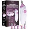 Italian Design Set professionale per manicure/pedicure | bianco/rosa - ottimo