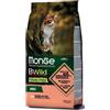 Monge Natural Superpremium BWild Grain Free per Gatti Adulti con Salmone e Piselli da 1,5 Kg
