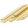 - Bastoni mezzo tondi in kotò 10x20x2450 mm