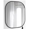 Focco Specchio Led Sharon con profilo nero 70x80 cm