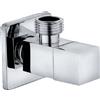 - Rubinetto sottolavabo quadrato 1/2" x 3/8" cromato