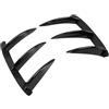 Yechiry Spoiler Posteriore per Auto Air Adatto per Rivestimento di Ventilazione Robusto Nero Lucido per Classe A W176 A200 A250 A260 Adatto per MG 2013-2018