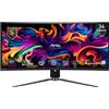 MSI MAG 341CQPDE QD-OLED (3440 x 1440 pixel, 34"), Monitor, Nero