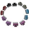 Hailong Ming 12 Pezzi di Impugnature Mini S in Resina con Clip, pearlescent, come descritto