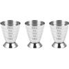 SODIAL 3X Misuratore Misuratore Misuratore Bevanda Liquore Misurino Misuratore Mis6575