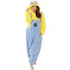 SAZAC Costume in pile SAZAC Minions Bob Kigurumi unisex adulto taglia gratuita cosp...
