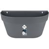 Elho Loft Urban Wall Basket 40cm Fioriera da Balcone - Anthracite | L 19.8 x P 39.3 x A 18.8 cm | Adatto per uso esterno