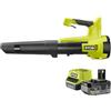 RYOBI Soffiatore Turbo Jet 18V RYOBI - Soffiatore 160 km/h - Batteria 4,0Ah - Caricabatterie - RY18BLB-140
