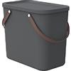 Rotho Albula - Scatola portaoggetti 25 l con coperchio, in plastica (PP riciclato), 25 l (40,0 x 23,5 x 34,0 cm), non applicabile