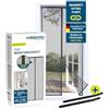Hoberg Tenda zanzariera Hoberg 90 x 210 cm | zanzariera per porta con bande magnetiche XXL | zanzariera per porta del balcone | zanzariera magnetica | autochiudente e resistente