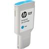 HP ORIGINAL HP Cartuccia d'inchiostro ciano F9J76A 727 300ml