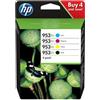 HP ORIGINAL HP Multipack nero / ciano / magenta / giallo 3HZ52AE MCVP 01 953 XL ~6350 Seiten