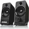 Nilox CASSE ACUSTICHE PC 6W 1-via Nero Cablato 3 W