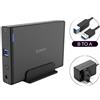 OEM Custodia per hard disk, connessione USB, compatibile con HDD da 3,5 pollici, connettore USB 3.0 per l'Unione Europea