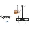 OEM Supporto a soffitto per televisore, altezza regolabile, portata massima 65 kg, modello W5532