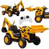 Sun Baby Caricabatterie per escavatore Spingi-auto cavalcabile CAT Gigante MP3 giallo Sun
