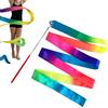 Generic Ginnastica Nastro Gradiente - Colore Danza Formazione Forniture | Ginnastica Danza Streamer per bambini in età prescolare Campo Estivo Sala giochi Casa Scuola Club Festa di compleanno