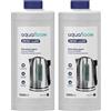 Aquafloow DESCALER Universale Liquido Decalcificante 2x 1l Decalcificante Macchina da Caffè | Naturale Decalcificante, Forte Pulizia Doccia Anticalcare, Decalcificante Macchinetta Caffè | Anticalcare