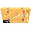 Lindt Ballotin LINDOR Assortimento Cioccolato Latte Bianco Nero 45% Nocciole Cuore Fondan 222g