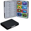 Tolesum Toleusm Custodia 16 Slot per Cartucce Game Boy Advance GBA Nero | Per 16 Cartucce GBA, Inserto Silicone, Chiusura Magnetica, NO GB/GBC