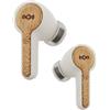 Marley House of Rebel Earbuds - Cuffiette Auricolari Wireless, Ricaricabili, Dotate di Controllo Touch, 30 Ore di Riproduzione, Custodia Portatile Inclusa, Crema