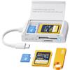 HOURUNTAIL Adattatore per lettore di schede SD/TF con memoria SD per lettore di schede di memoria SD/Micro SD per i Phon15 16/Android Phone/Pad/PC/Laptop, Plug & Play (nessuna app richiesta)