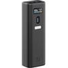 Generico Custodia per CukTech 10 Plus, custodia protettiva in silicone per power bank, cover antiurto e antigraffio (Nero)