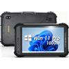 Kayoote ST9 Pro Tablet Rugged 8 1000nits, Win 11 Pro Tablet Industriale, Celeron N5100 8GB RAM 256GB ROM, IP68 Impermeabile, 5000mAh, 4G LTE, NFC, GPS, per Lavori in Cantiere