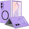 Nshkeji Cover per Samsung Galaxy Z Fold 8 Magnetica Custodia | Rigida Ultrasottile con Retro Satinato Guscio Liscio Antimpronta Bordo Fotocamera Rialzato Compatibile con Ricarica Wireless
