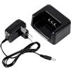 EEZII Base for caricabatterie walkie-talkie MD380, compatibile con Tytera | MD-380 MD-UV380 RT3 RT3S MDUV380 Accessori radio DMR(EU plug)