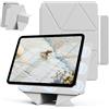 KVTVOU Custodia per iPad A16 11/10a Generazione, 11/10,9 pollici, Grigio | Forte magnetico, rimovibile, verticale/orizzontale, supporto con portapenne, sottile e leggero, per dormire/sveglia