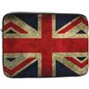 Uusnwaa Custodia per computer portatile con stampa bandiera britannica da 10 a 17 pollici, antiurto, resistente agli spruzzi, per MacBook HP, Dell, Lenovo, Asus