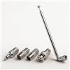 Panlouting Antenna Telescopica Universale Estensibile 75Ohm FM 76cm con Connettore F e 4 Adattatori per TV Stereo DAB AM FM Ricevitore Migliora Ricezione Segnale Antenna di Ricambio