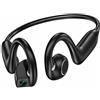 TELNP Cuffie a Conduzione Ossea con Fotocamera 8MP, Video 1080P EIS, Bluetooth 6.0, Open Ear Senza Fili, Traduzione IA, Riconoscimento Oggetti, 10 Ore, IP65, 8GB, per Fitness, Ciclismo e Corsa