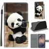 KENHONER Cover per Samsung Galaxy S26 FE 5G, panda | Portafoglio Pelle PU, Magnetica, Resistente Agli Urti, Scomparto Carte Credito, Pieghevole, Flip Libro, Motivo