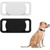 kwmobile Supporto per tracker Bluetooth Xiaomi SmartTag - Custodia in silicone per cane e gatto - Supporto Smart Tag per collare - Set da 1 nero/bianco