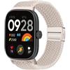 MELEJIA Cinturino in Tessuto Intrecciato per Xiaomi Redmi Watch 6 Lite/Watch 6 Active/Watch 6/Watch 5/Band 10 Pro/9 Pro Ricambio Cinturino con Chiusura Magnetica, Elastico Regolabile Cinturini
