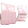 FINTIE Cover + Borsa Compatibile con MacBook Neo 13 A3404 (A18 Pro, 2026) | Sottile Cover Protettiva Rigida e Borsa Laptop Portatile, Pink