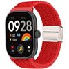 MELEJIA Cinturino in Tessuto Intrecciato per Xiaomi Redmi Watch 6 Lite/Watch 6 Active/Watch 6/Watch 5/Band 10 Pro/9 Pro Ricambio Cinturino con Chiusura Magnetica, Elastico Regolabile Cinturini