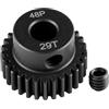 Runup Acciaio 48P 5mm foro Pignone motore trasmissione 17-29T per Arrma HPI Kyosho Losi Axial Tra-xxas Tamiya 1/5 1/6 1/8 1/10 RC Auto Monster Truck Buggy (29T)