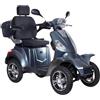 Tecnobike Shop Veicolo Elettrico 4 Ruote Disabili Anziani Z-Tech ZT-19-M Trilux 4.0 Faster 25 km/h con Differenziale 60v 20ah Quadro Strumenti Digitale (Grigio)