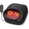 Snailax Shiatsu Massaggiatore per piedi con calore | Massaggiatore per piedi con vibrazione, 2 in 1, scaldapiedi con 5 modalità di massaggio, regali calore casa