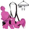 BEBITZ Set di restrizioni del kit di schiavitù sessuale Telaio Altalena 800lb Sedia Altalena a Soffitto for Camera da Letto Adulti Altalena Appesa al Sesso Altalena Girevole a 360° Altalena Camera da Letto S