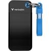 Verbatim 32195 Pocket SSD Drive 2TB, USB-C 3.2 Gen 2, M.2, up to 1000MB/s, Black