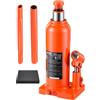 VEVOR Cric Idraulico a Bottiglia Carico 6 Tonnellate Auto Furgone Officina Corsa di Sollevamento da 220 a 430 mm, Martinetto Multidirezionale con Maniglia Lunga, Berline, SUV, Pick-up, Camion, Autobus