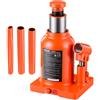 VEVOR Cric Idraulico a Bottiglia 12 Tonnellate per Camion Camper Furgone Intervallo di Sollevamento 152-272 mm, Riparazione Veicoli, Pickup, da Garage, Officina, con Maniglia a 3 Sezioni, Arancione