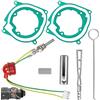 Qurxuanwe Kit di Riparazione per Riscaldatore a Gasolio, Candelette Riscaldamento Diesel 12V 5KW/8KW, Accessori Candele Riscaldatori da Parcheggio, Candeletta Universale in Ceramica per Auto, Camion, Barche
