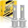 BMT xms 880 H27W H27W/1 LED Lampadina, 20000LM 400% Più luminosità bianco 6500K fendinebbia a LED 880, dimensioni mini 1:1 Plug and Play, 2 Pezzi