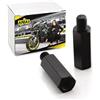 Area1 Adattatore prolunga per specchietto moto e scooter, 4 cm, M10 destra + filettcompatibile con a sinistra